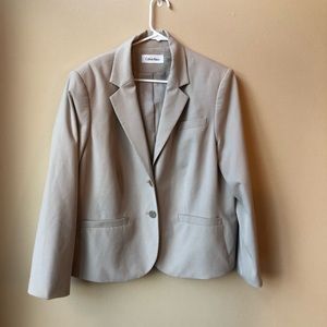 Tan Calvin Klein Blazer